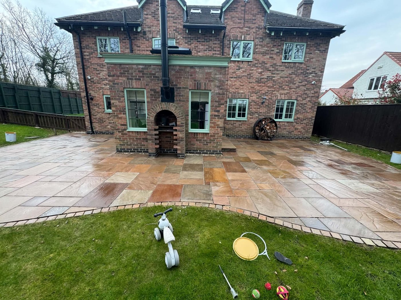 After — patio & paving restoration, freshly cleaned